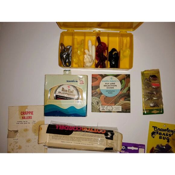 Vintage lot of Tackle & Lures Fishing Supply Bundle *See Pics* assorted - Picture 4 of 7